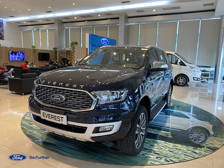 Đánh giá FORD EVEREST TITANIUM 4x2 AT, giá bán, thông số xe và khuyến mãi