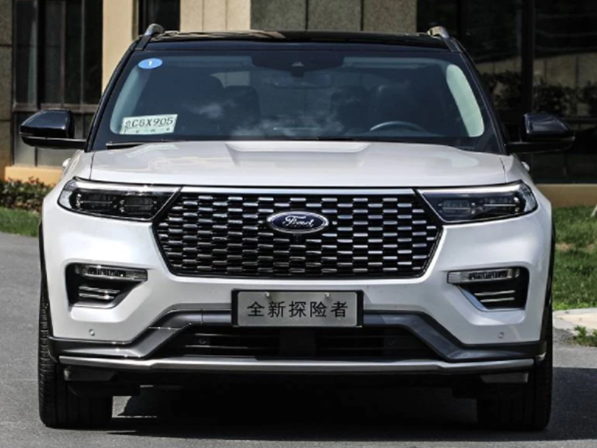 Hình dáng đèn pha Ford Explorer 2022 đã được thay đổi đáng kể