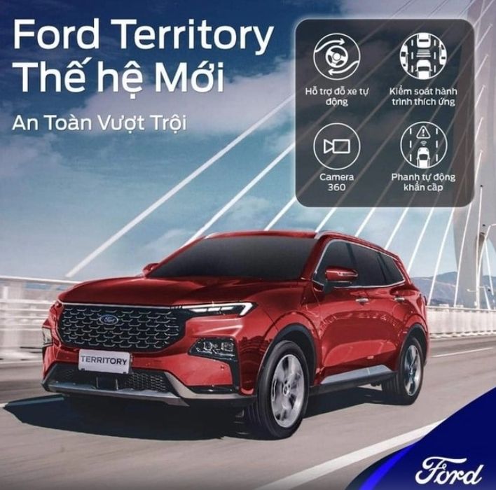 Ford Territory 2023 được trang bị động cơ Ecoboost 1.5L cho công suất tới đa 170 mã lực